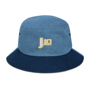 J.Lo Denim Patchwork Bucket Hat